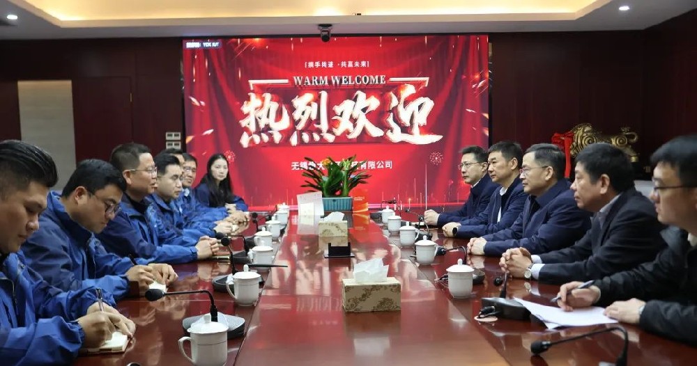 區(qū)委領導新春走訪無錫合利達電子科技有限公司